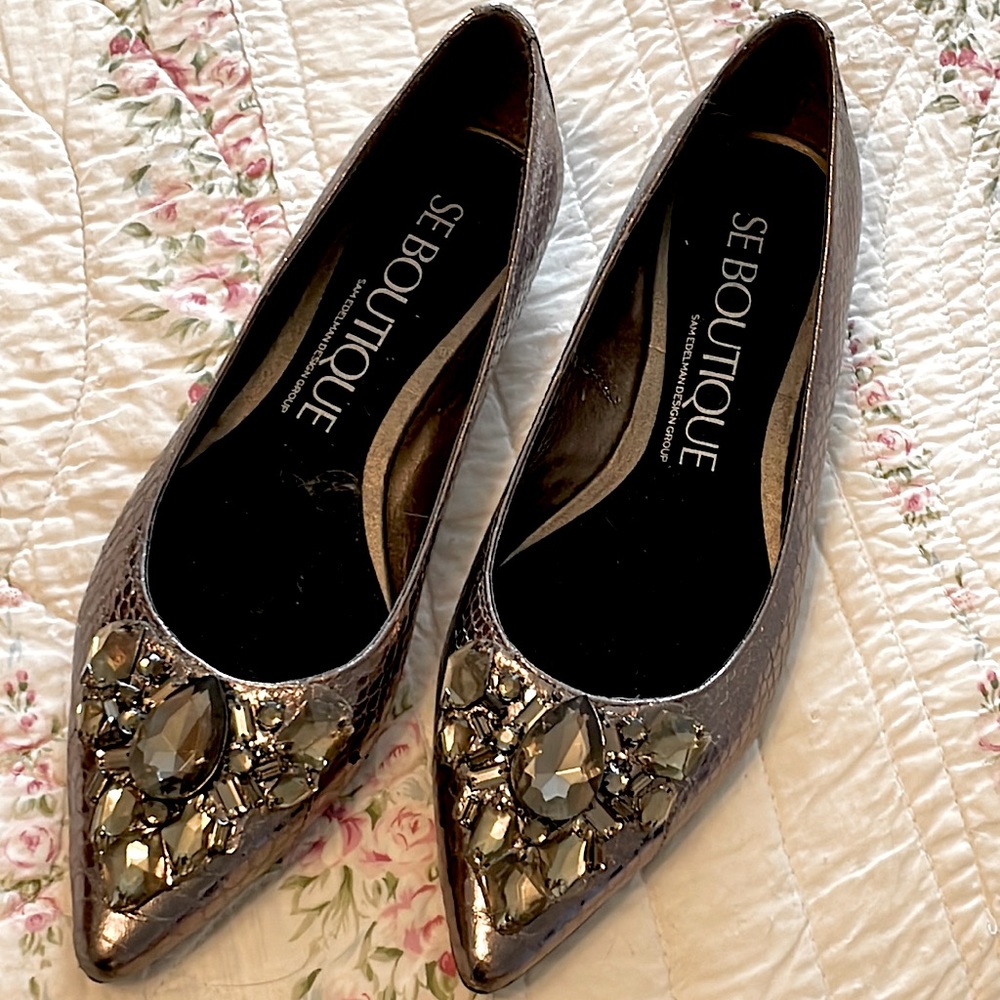 SamEdelman Boutique jeweled flats